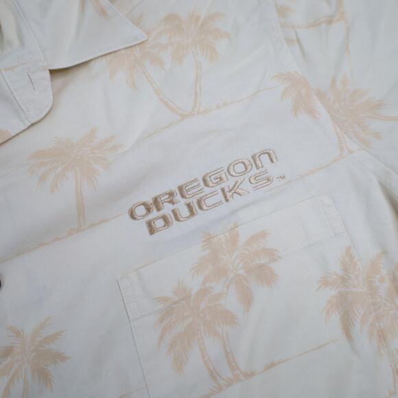 Vintage Reyn Spooner University of Oregon Tropical Hawaiian Shirt - Picture 5 of 9